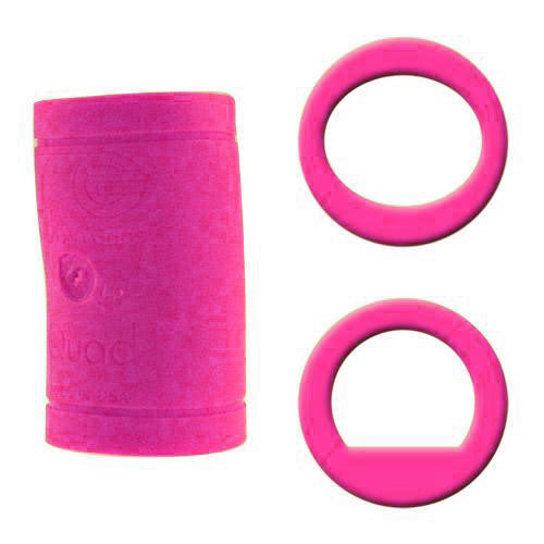 Turbo Quad Classic Finger Grips - Pink Power Lift & Oval Shape for Weightlifting, CrossFit & Gym Training - Improve Grip Strength & Performance