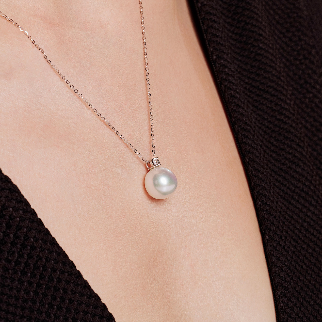 18K Solid Gold Edison Pearl Necklace - AAA Grade Cultured Pearls, Elegant Jewelry Gift for Women (KN00220) | Perfect for Weddings, Anniversaries & Special Occasions