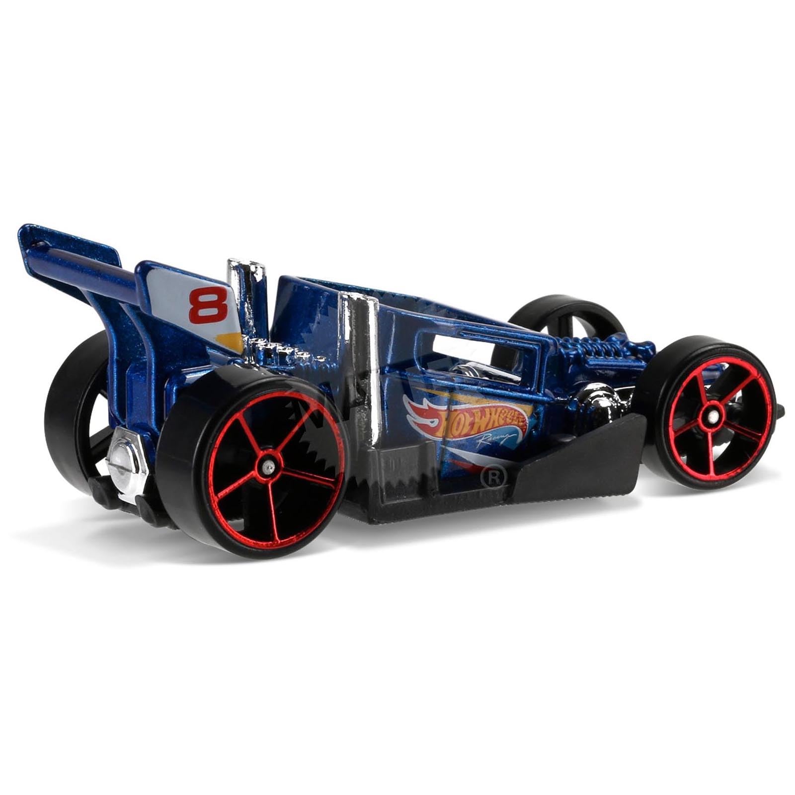 Hot Wheels 2016 HW Race Team Bone Speeder 7/250 Blue Die-Cast Toy Car - Collectible Racing Model for Kids & Adults, Perfect for Play, Display & Gifts