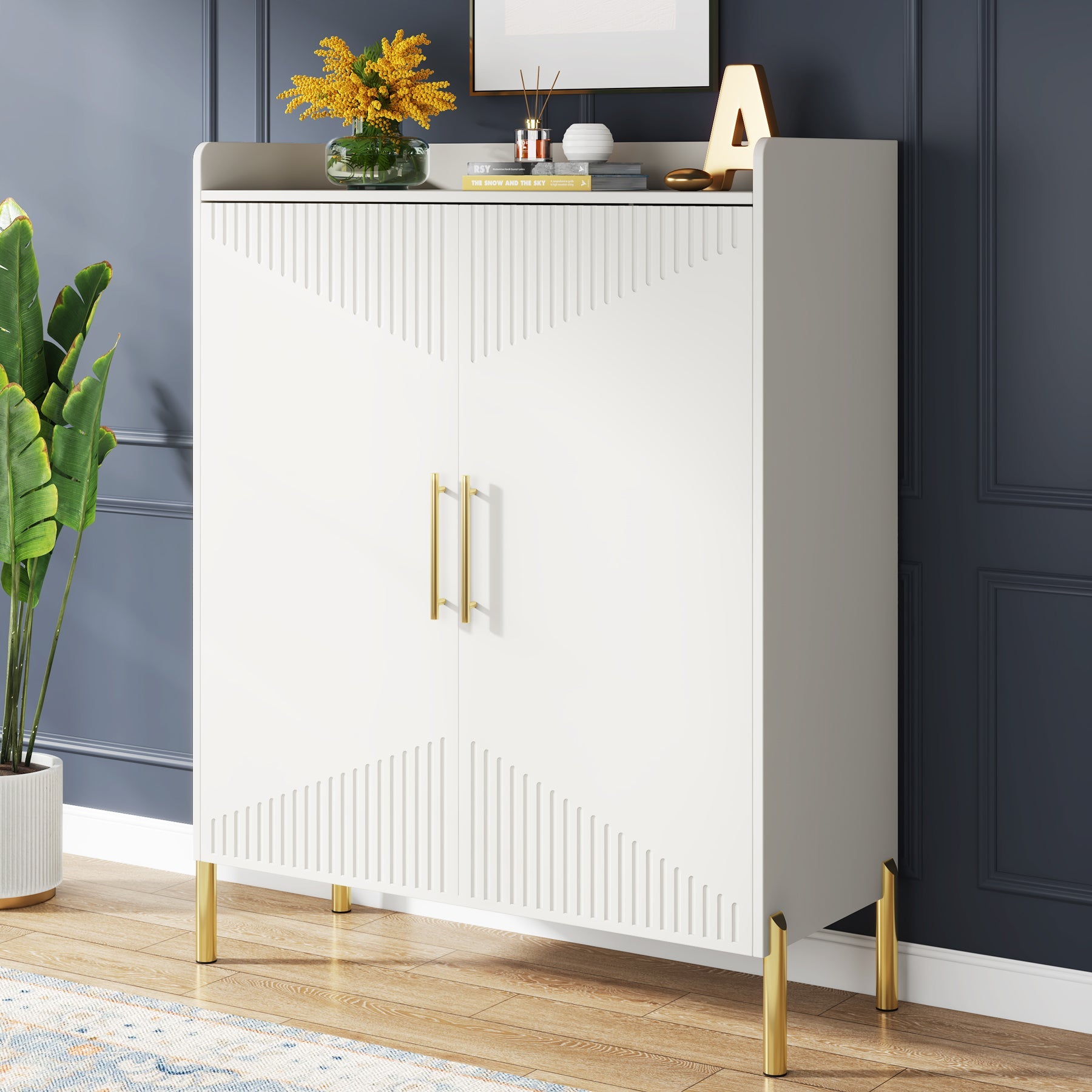 White and Gold
