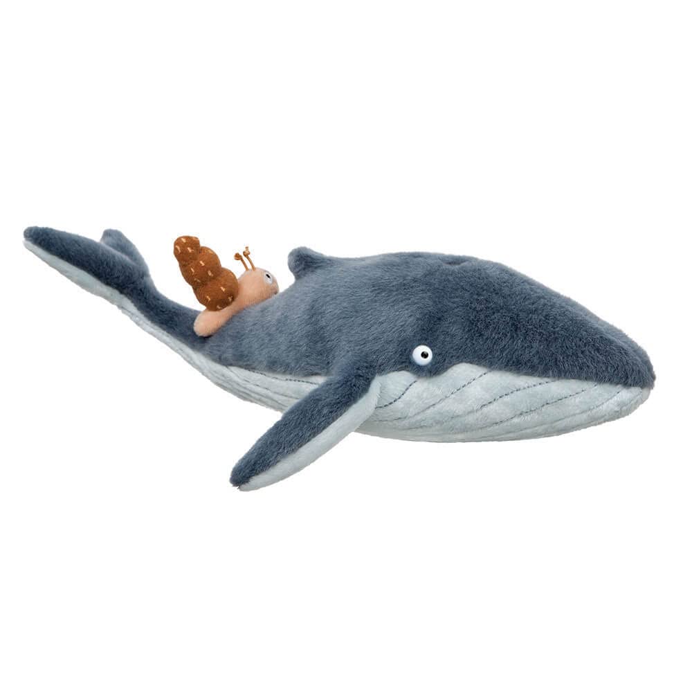 AURORA 7in Grey Snail and The Whale Plush Stuffed Animal Toy - Inspired by Julia Donaldson & Axel Scheffler's Book - Perfect for Kids' Bedtime, Storytime Gifts & Nursery Decor (Model 61238)
