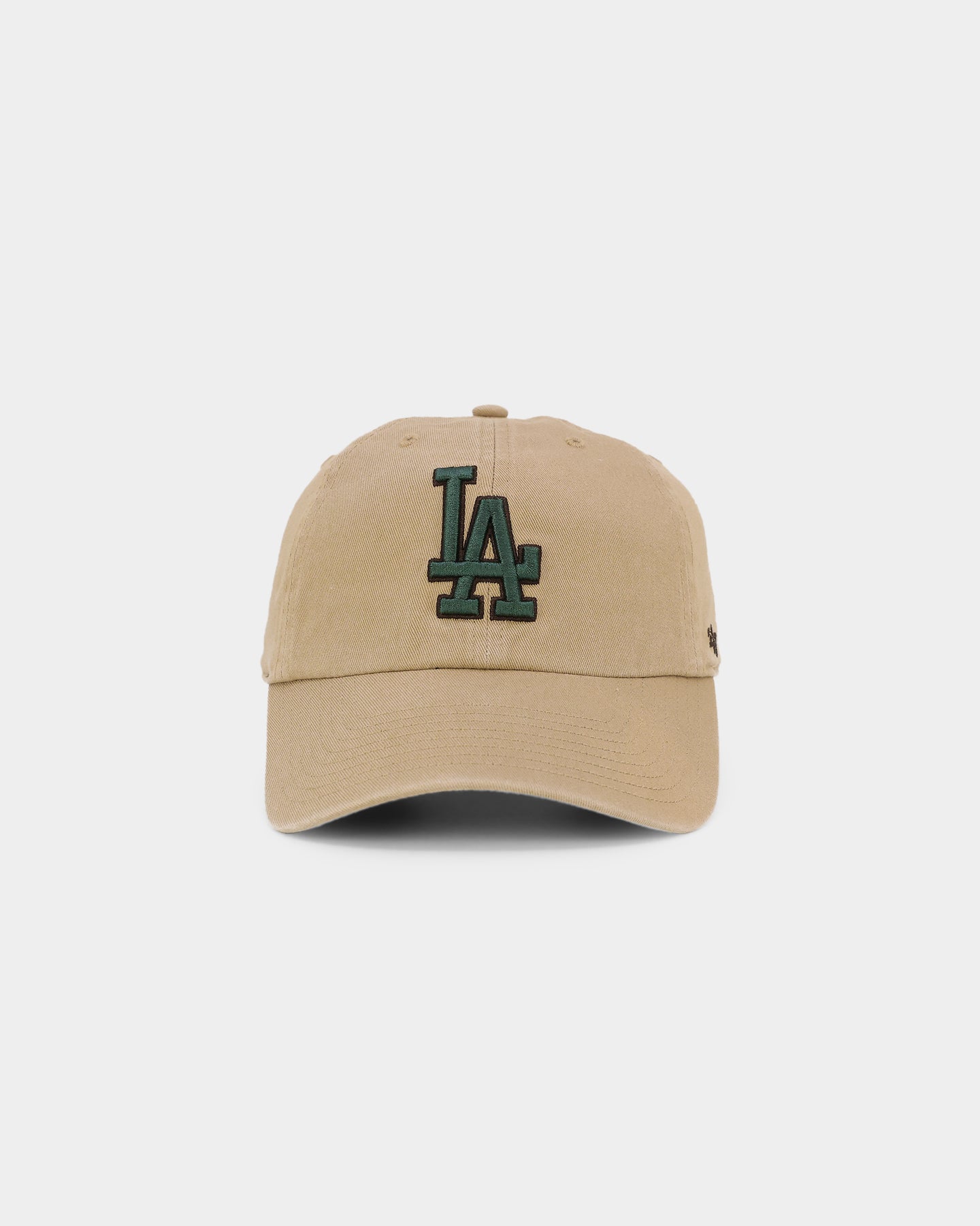 47 Brand Los Angeles Dodgers 'Croc Hunter' Snapback Hat - Khaki/Dark Green Adjustable Baseball Cap for Men & Women - Perfect for Baseball Games, Outdoor Activities & Fashion Streetwear