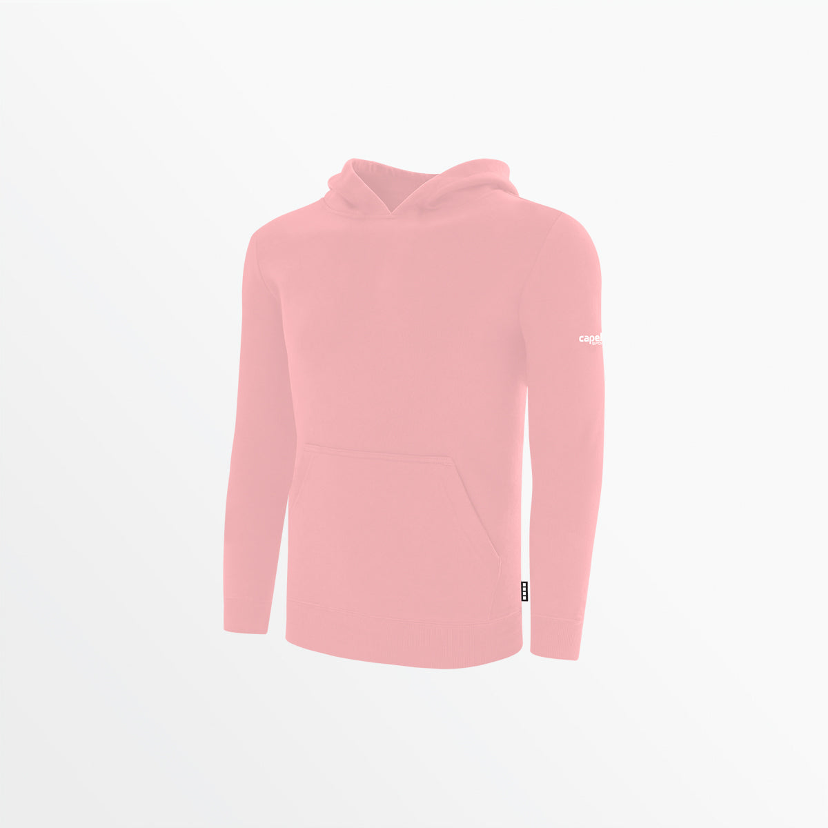 Youth Basics Fleece Pullover Hoodie with Sleeve Logo - Cozy & Stylish Unisex Sweatshirt for Teens - Perfect for School, Gym, and Casual Outings