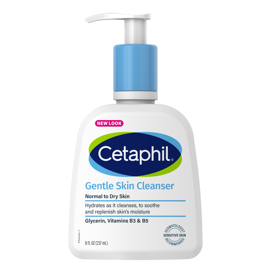 Cetaphil Gentle Skin Cleanser for Face & Body - Fragrance-Free, Dermatologist Recommended Daily Facial Cleanser - Perfect for Sensitive, Dry Skin - Morning & Night Skincare Routine
