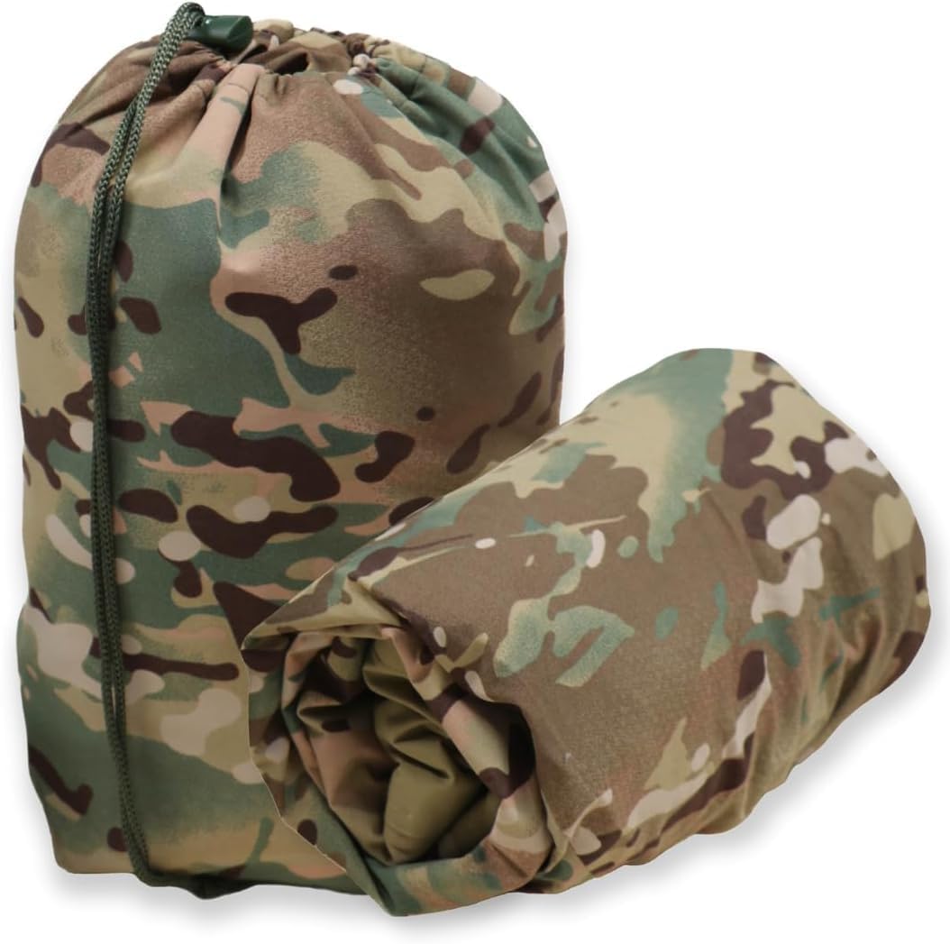 Military Modular Sleep System (MSS) Waterproof Camouflage Bivy Cover - Lightweight Sleeping Bag Shell for Outdoor Camping, Hiking & Survival Gear