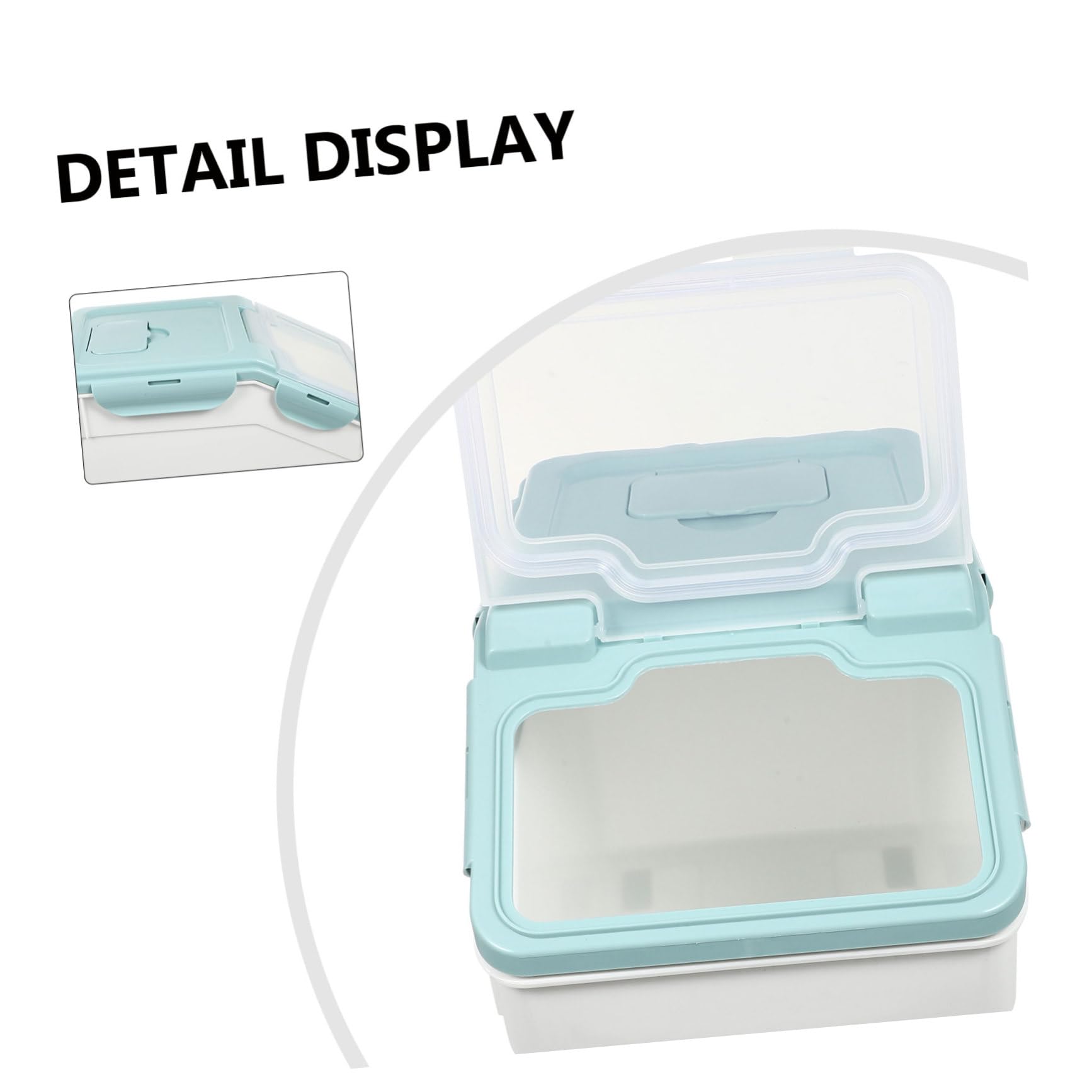 1pc Airtight Pet Food Storage Bucket with Lid - Dog & Cat Food Container, Treat Dispenser, Grain Storage Bin - BPA-Free PP Plastic for Freshness - Perfect for Kitchen, Pantry, Travel & Pet Feeding Station