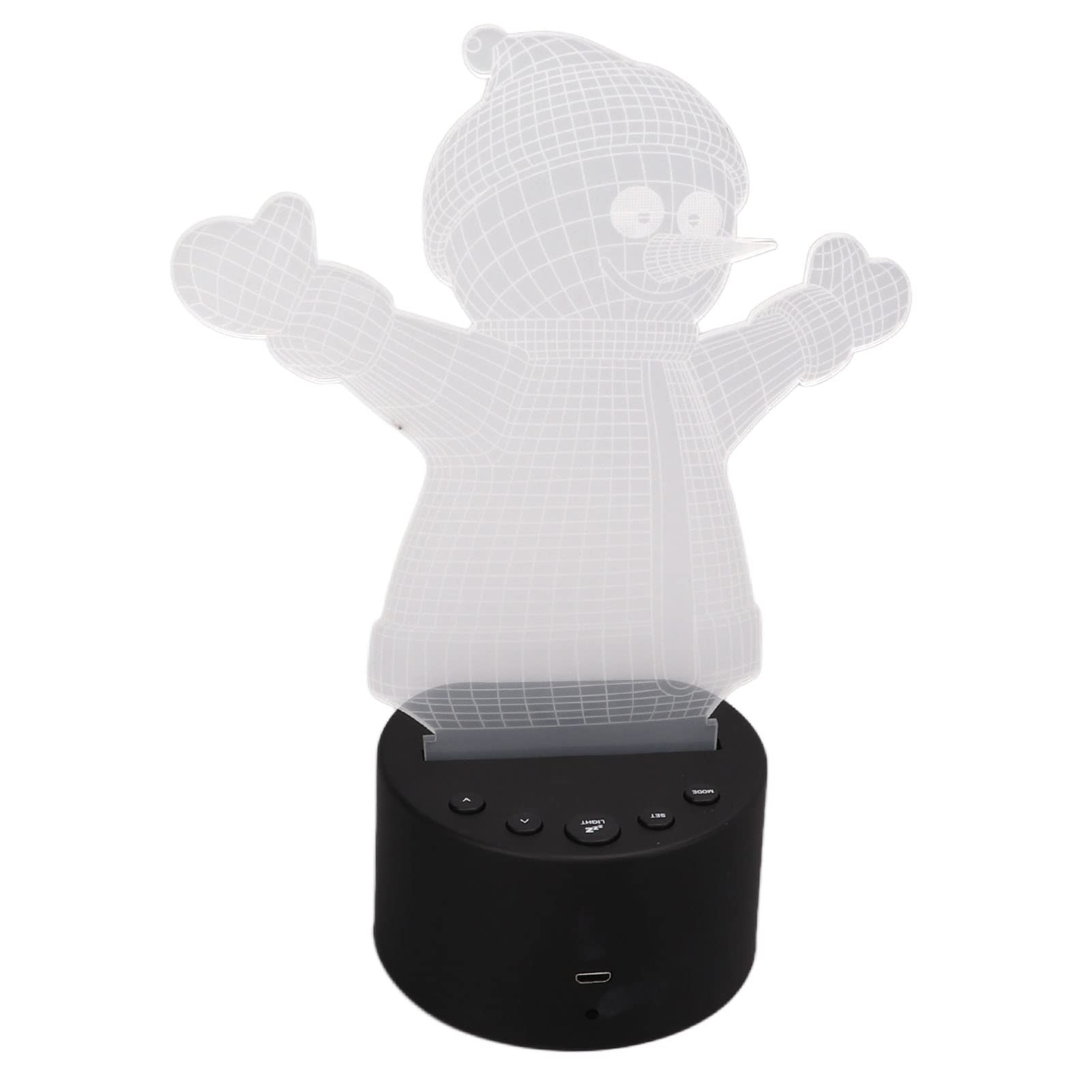Cartoon Night Light with 9 Ringtones - LED Alarm Clock & Colorful Mood Light for Bedroom, Office, or Nursery | Perfect for Kids, Adults, and Home Decor