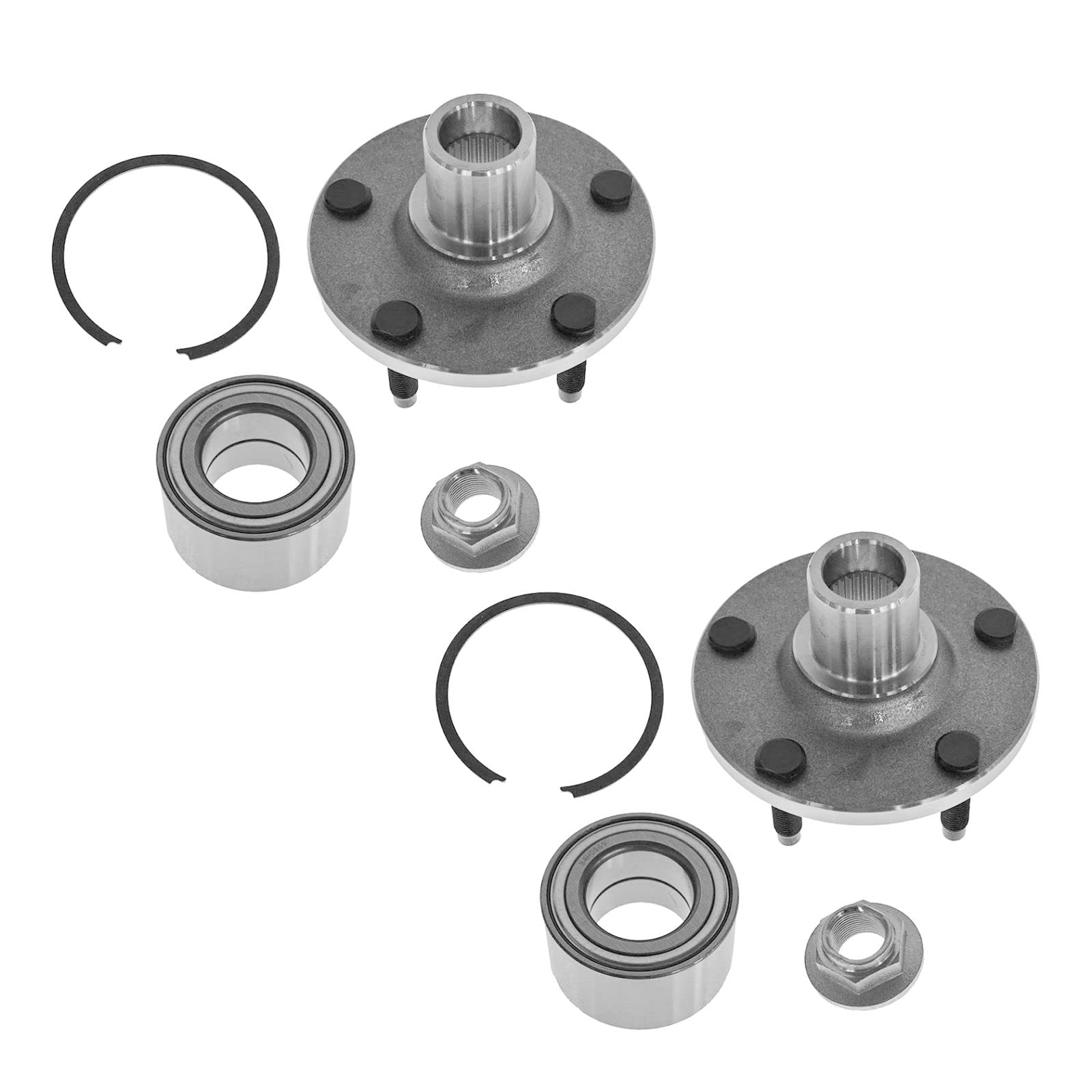Front Wheel Hub and Bearing Assembly Pair (Set of 2) - Compatible with Ford Escape, Mercury Mariner, Mazda Tribute 5 Lug - Perfect for DIY Repairs, Off-Roading & Smooth Ride Maintenance
