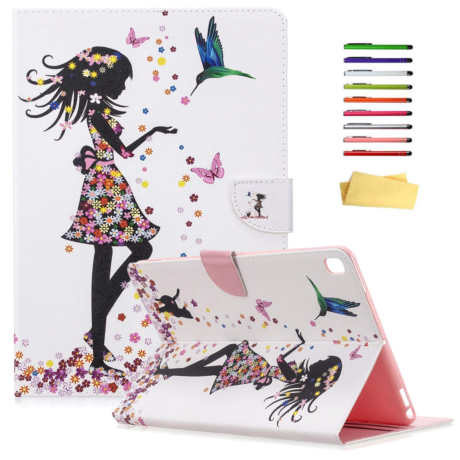 Premium PU Leather iPad Case for Apple iPad 10.2 (9th/8th/7th Gen 2021-2019), iPad Air 3 (10.5