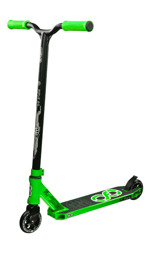 Free Rider Series Scooter - Infinity Flare Green - Perfect for Kids & Adults Commuting, Urban Travel & Outdoor Fun