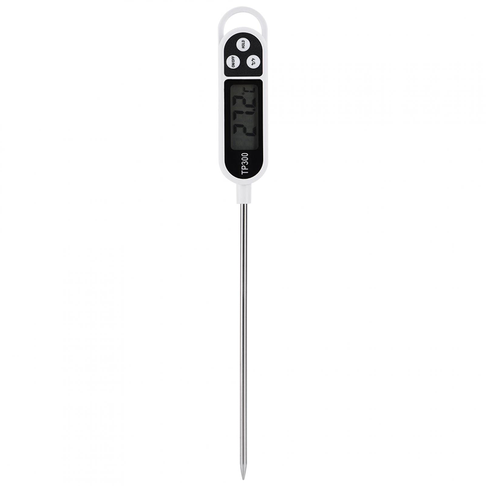 **1Pc LCD Digital Food Thermometer - Instant Read Cooking Probe for Meat, BBQ, Steak, Fish & Soup | Kitchen & Outdoor Cooking Temperature Tool**    *(Perfect for Grilling, Baking, Frying & Sous Vide - Ensure Perfectly Cooked Meals Every Time!)*