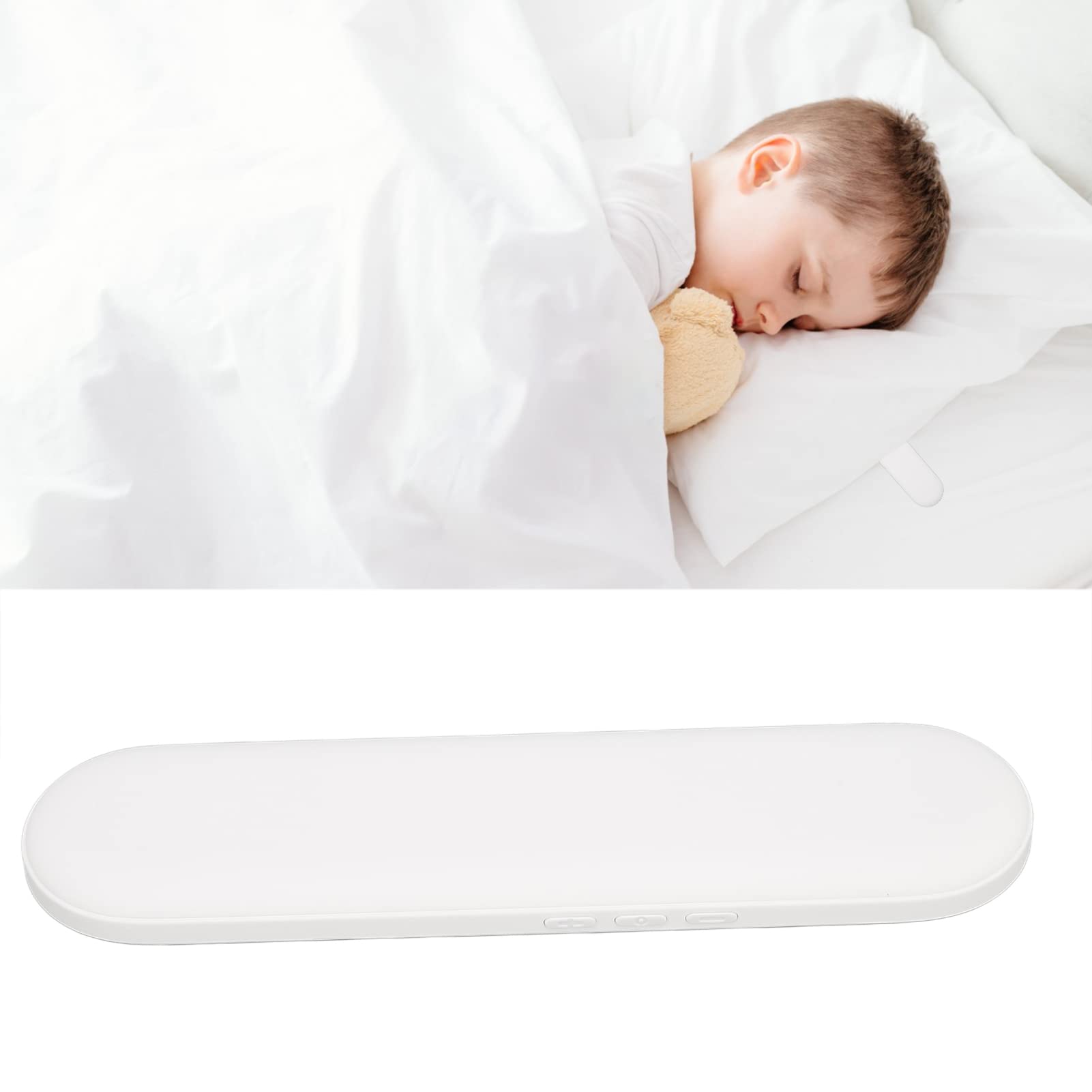 Wireless Pillow Speaker with Stereo Bass & Sleep Timer, 20 Hours Playtime for Insomnia Relief & Deep Sleep - White | Perfect for Bedtime Relaxation, Meditation & Nighttime Comfort