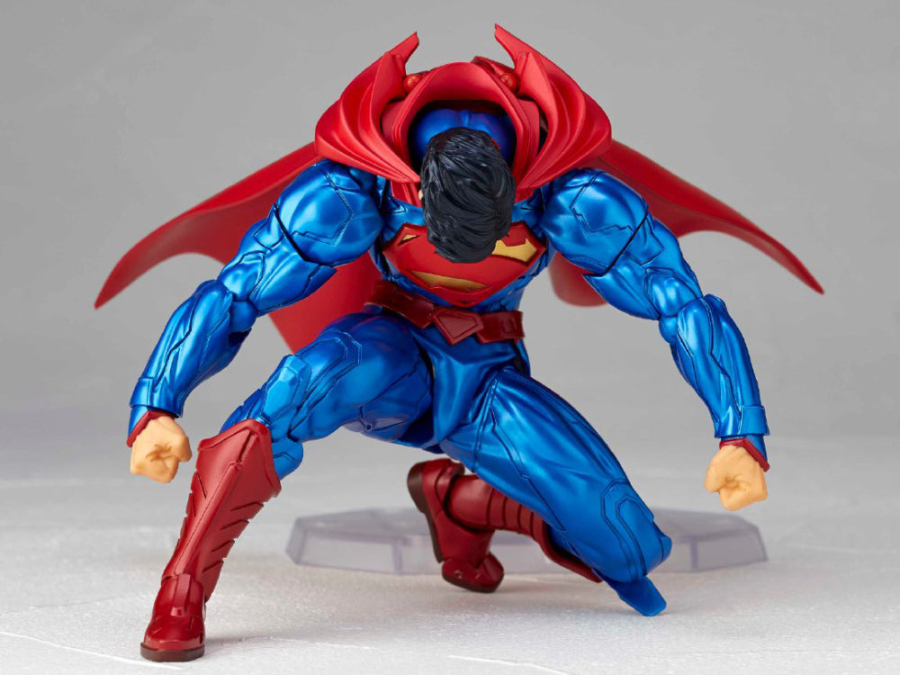 Amazing Yamaguchi Revoltech No. 027 Superman Action Figure - Highly Articulated Collectible for Display & Photography | Perfect for DC Fans, Toy Collectors & Home Decor