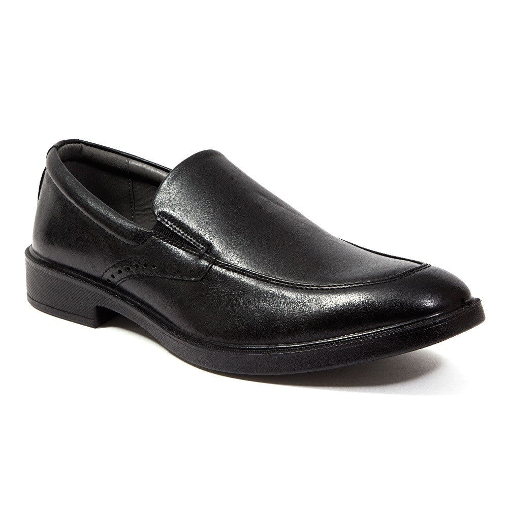 Premium Black Men's Dress Shoes - Classic Formal & Business Attire for Office, Weddings & Special Occasions
