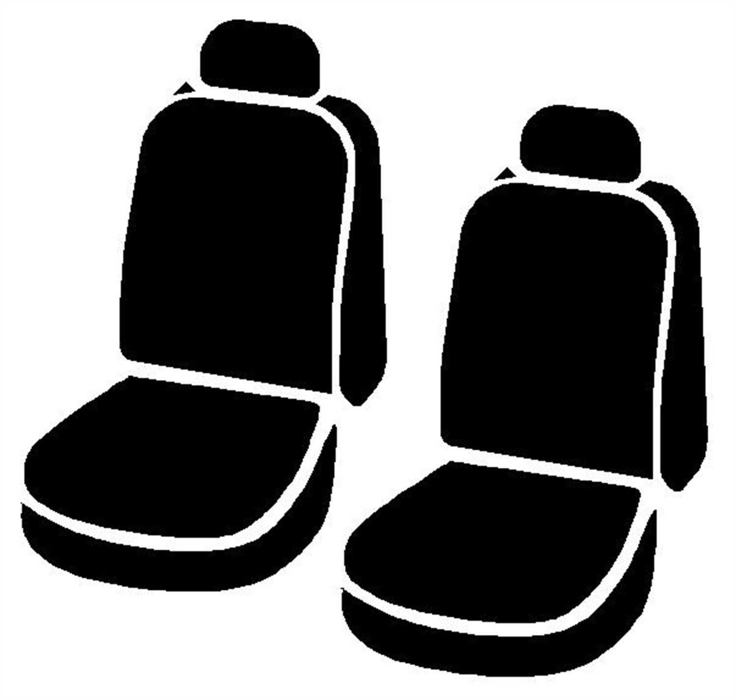 Custom Fit Fia SL69-13 Red Leatherette Front Seat Covers for Bucket Seats - Black with Red Center Panel - Perfect for Cars, Trucks & SUVs - Durable Protection & Stylish Upgrade