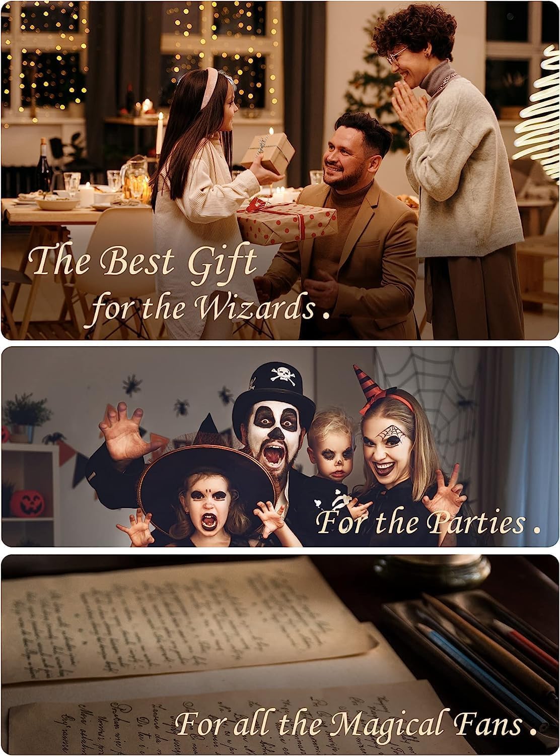Novelty Wizard Magic Wand - Premium Cosplay Accessory for Halloween, Fantasy Parties & Witch Costumes | Perfect for Role-Playing, Themed Events & Photo Shoots