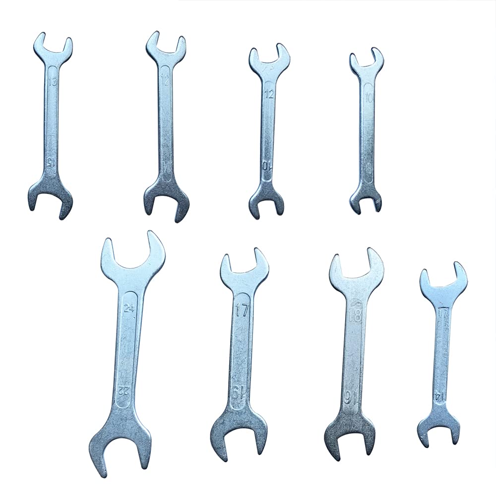 8mm-24mm Double Ended Cone Wrench Set - Professional Bicycle Tool Kit for Bike Maintenance & Repair - Perfect for Wheel Bearing Adjustments, Hub Overhauls & Cycling Tune-Ups