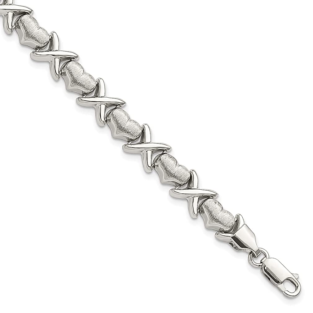 925 Sterling Silver Heart Bracelet for Women - Romantic Gift for Her | Anniversary, Valentine's Day