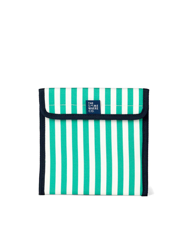 Premium Riviera Snack Bag - Reusable & Eco-Friendly Food Storage Pouch by The Somewhere Co | Perfect for Picnics, Travel & On-the-Go Snacks