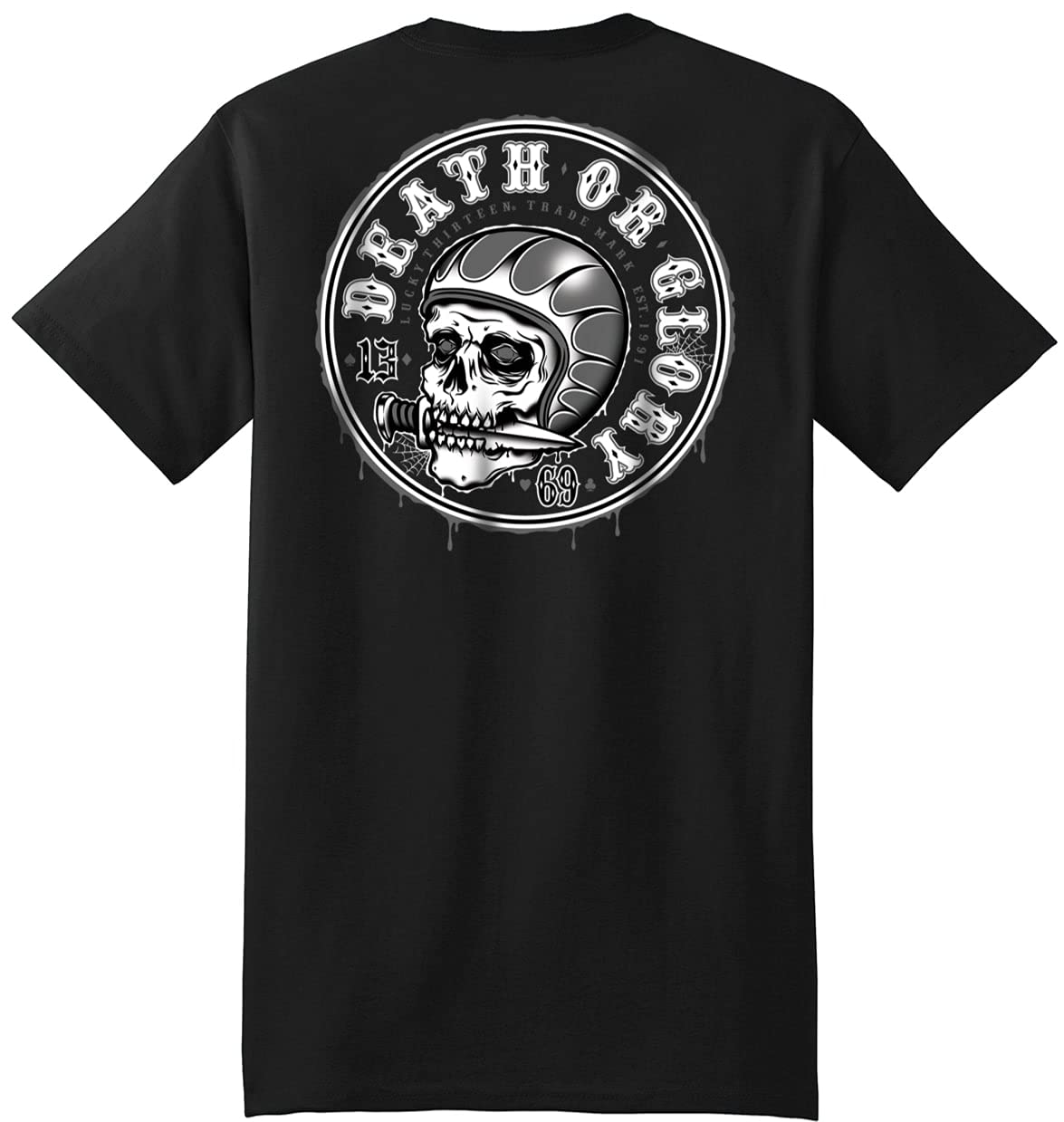 Men's Knife Fight Graphic T-Shirt - Black Cotton Tee for Streetwear & Urban Fashion | Perfect for Casual Outfits, Parties & Everyday Wear