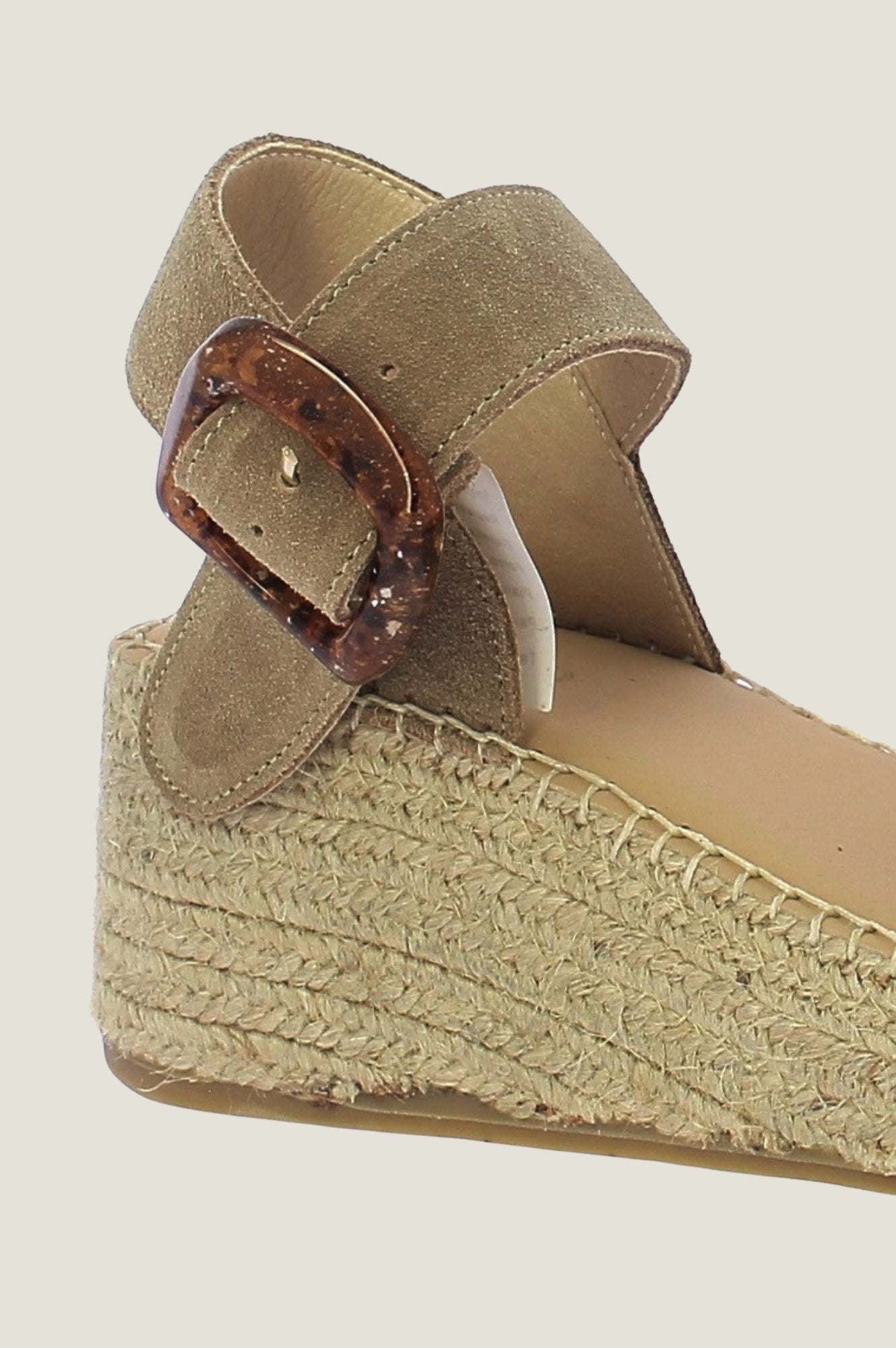 MACARENA Rhodes Sandals for Women | Comfortable Taupe Leather Slide Sandals | Perfect for Beach, Vacation & Summer Outfits