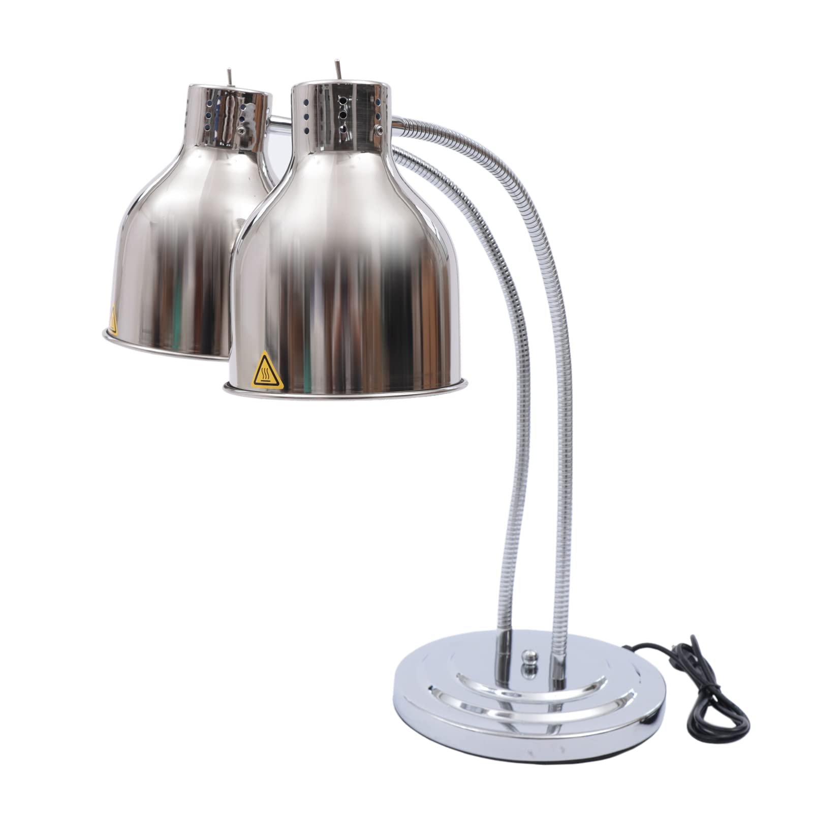 Commercial Food Heat Lamp with Dual 250W Bulbs - Restaurant Kitchen Buffet Warmer, Food Heating Lamp for Catering, Buffets, and Food Display - Perfect for Keeping Meals Warm in Restaurants, Cafeterias, and Outdoor Events