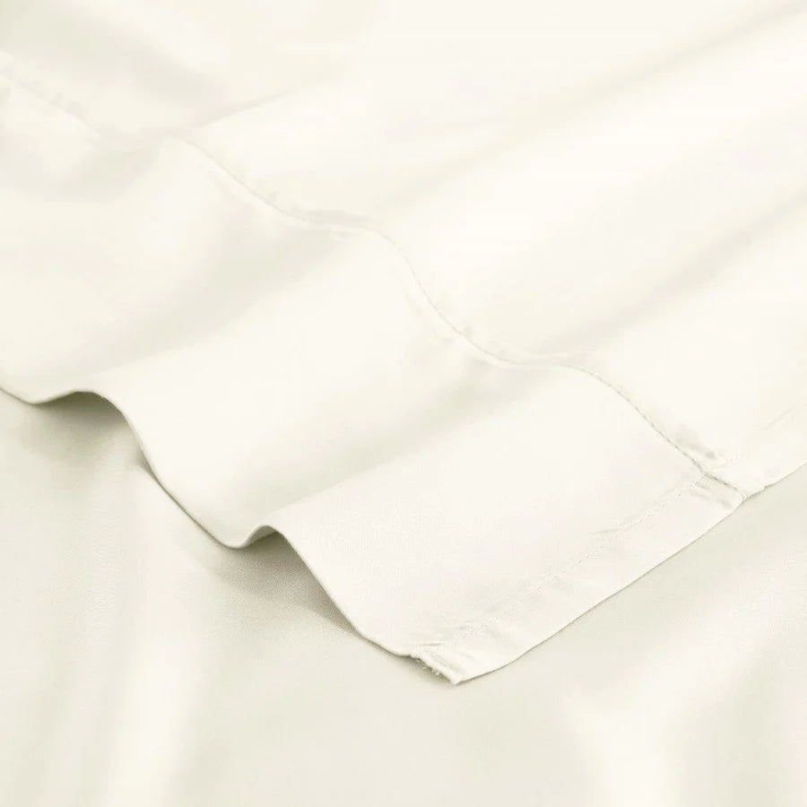 Premium 300 Thread Count Modal Bed Sheet Set from Beechwood - Deep Pocket Fitted Sheets for Queen/King Size Beds - Ultra Soft & Breathable Bedding for All-Season Comfort