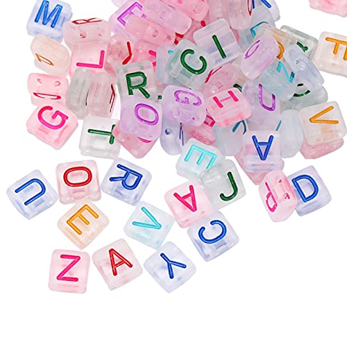 Frosted,Colourful Letter