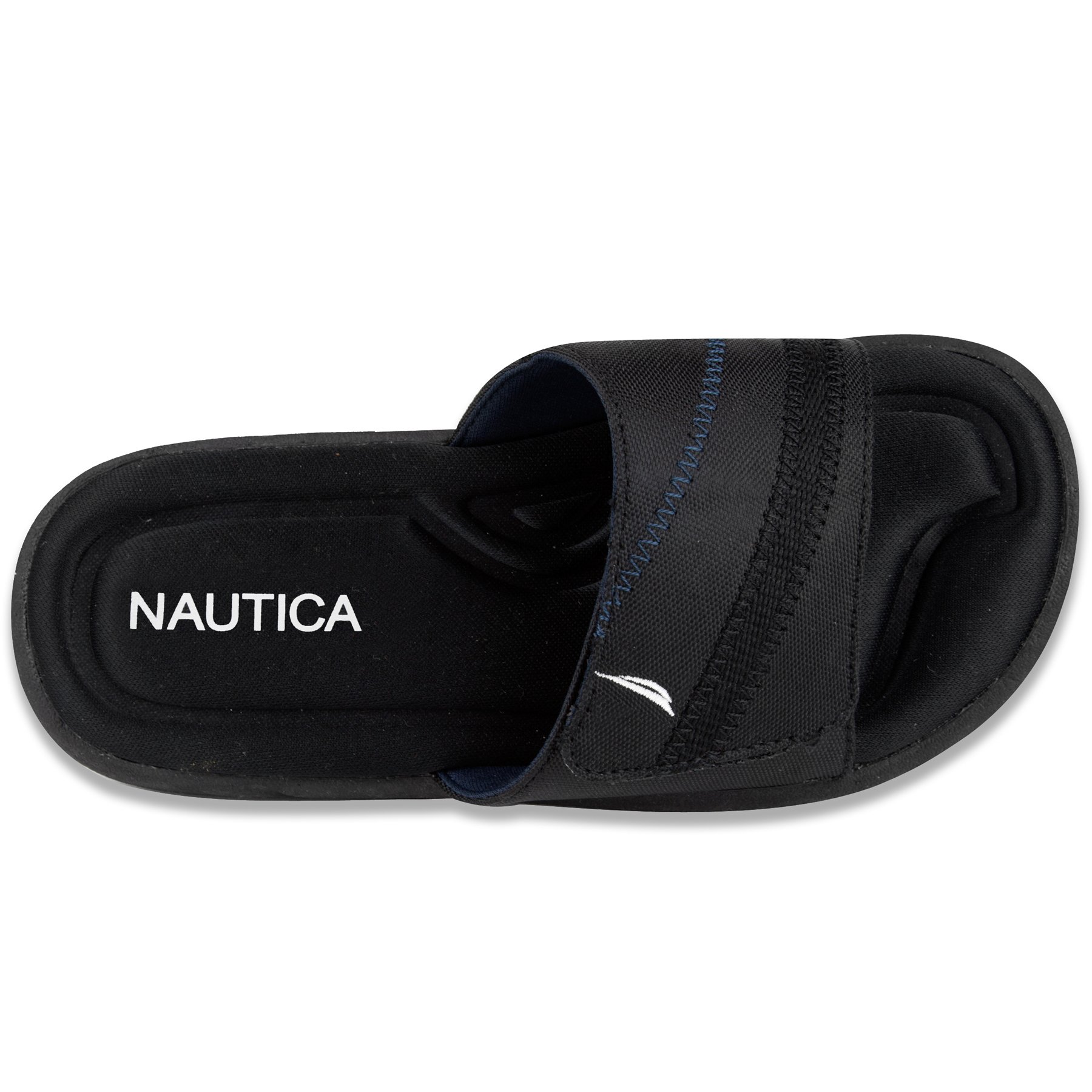 Nautica Bilander Slide Sandals for Kids - Comfortable Boys & Girls Beach Slides with Non-Slip Sole | Perfect for Pool, Beach, and Summer Outdoor Activities