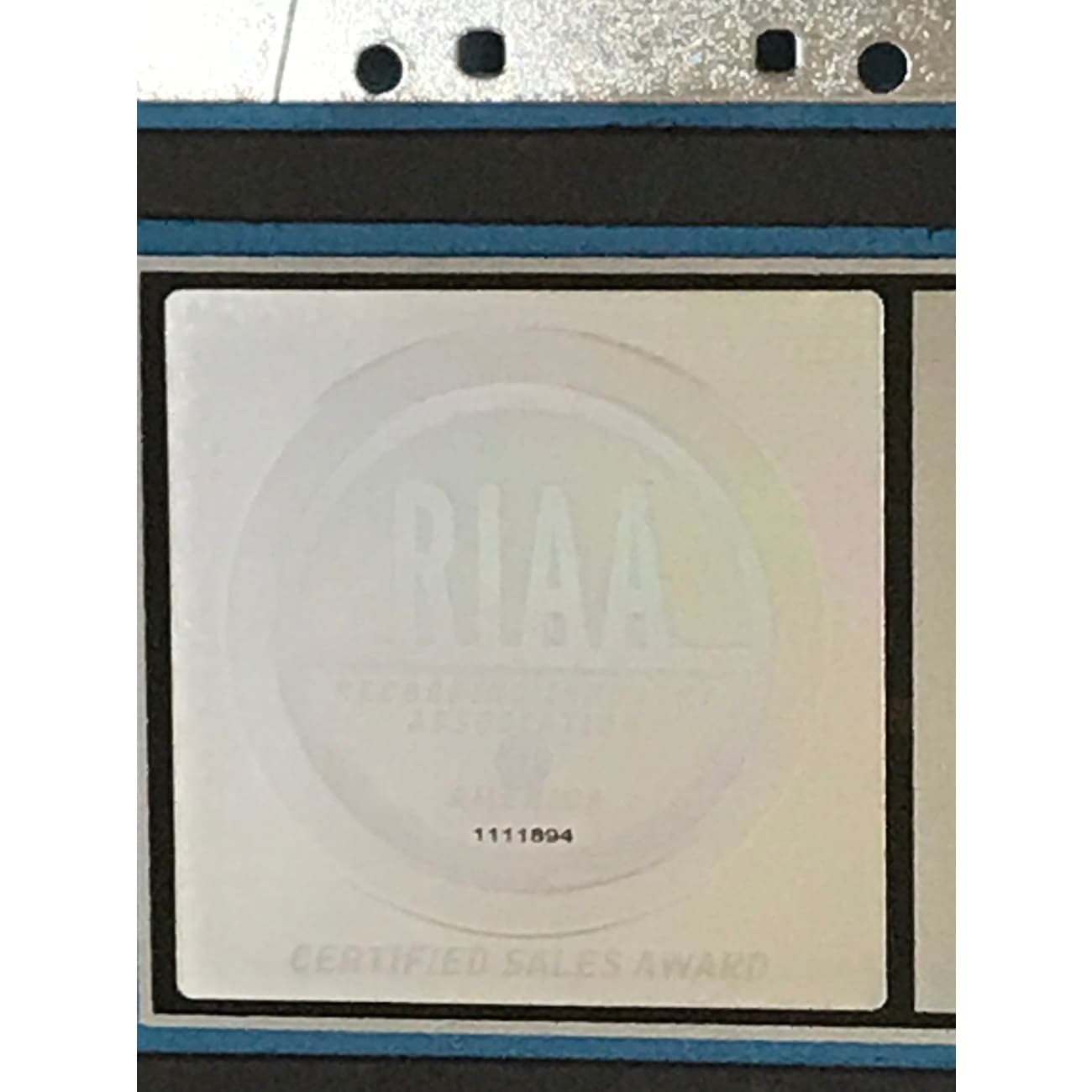 Jessica Simpson 'I Wanna Love You Forever' RIAA Platinum Single Award - Perfect for Music Collectors & Fan Memorabilia Displays