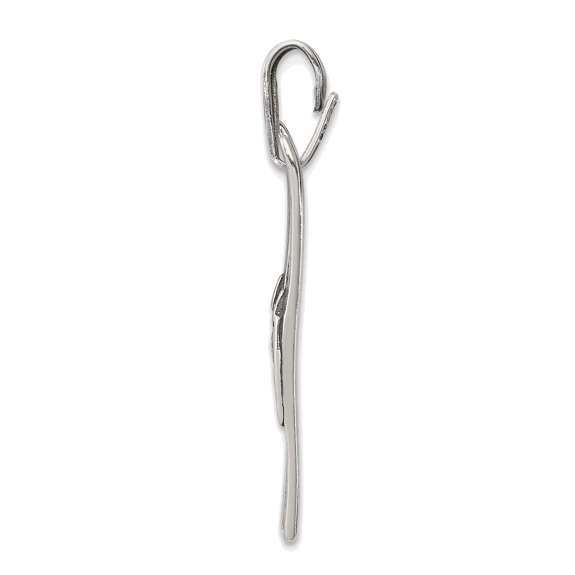 Sterling Silver Ski Charm Jewelry - Perfect for Winter Sports Gifts