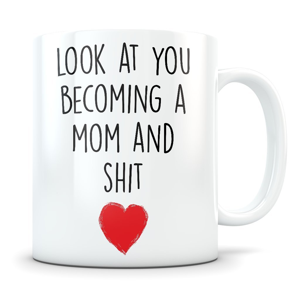 Funny Pregnancy Mug for New Moms - Cute Coffee Cup Gift for Expecting Mothers - Perfect for First-Time Moms, Baby Showers & Pregnancy Announcements - Great for Morning Coffee, Office Use & Gender Reveal Parties