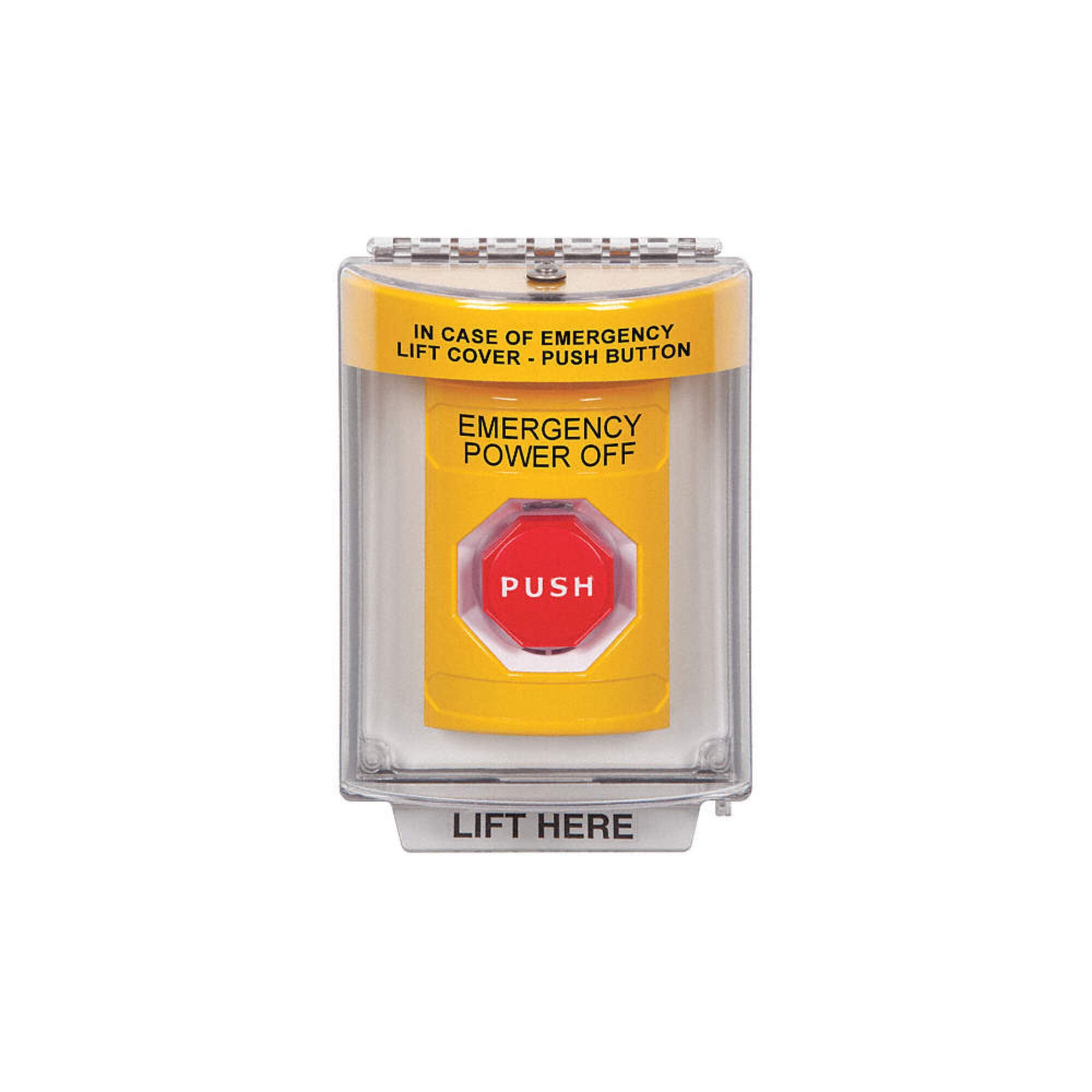 Safety Technology International Emergency Power Off Push Button, 2-7/8