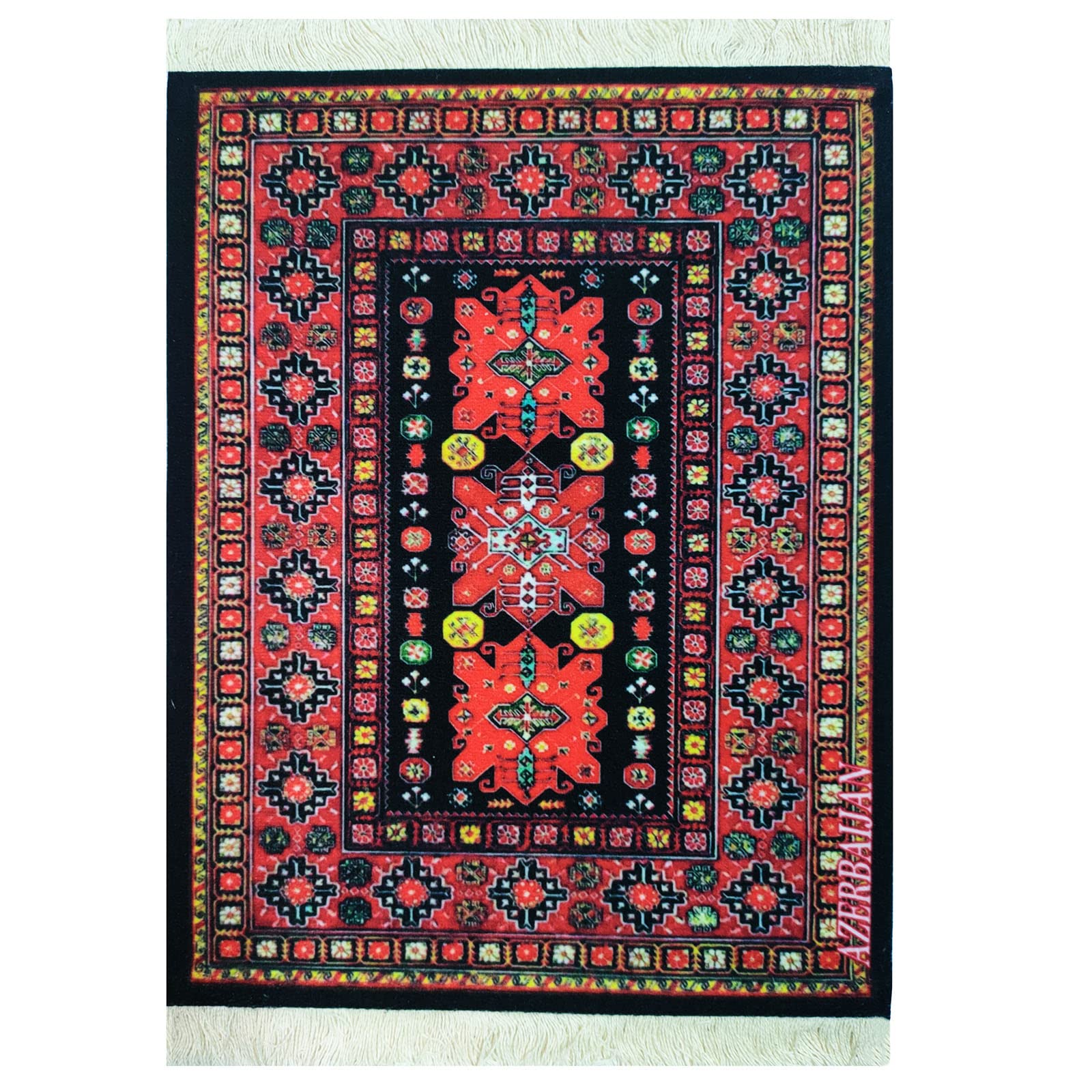 Premium Oriental Carpet Mouse Pad - Non-Slip Wireless Mouse Mat for Desk, Gaming & Office Use - Stylish Table Decor for Home & Workspace