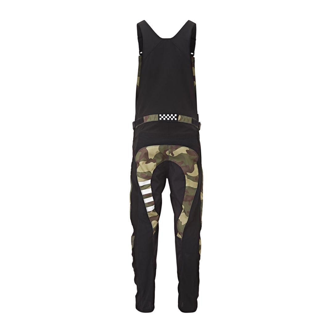 Motorcycle Racing Bibs & Pants Set - Motocross Gear for MX Suit with Camouflage Design | Durable & Comfortable for Off-Road Riding & Motocross Racing