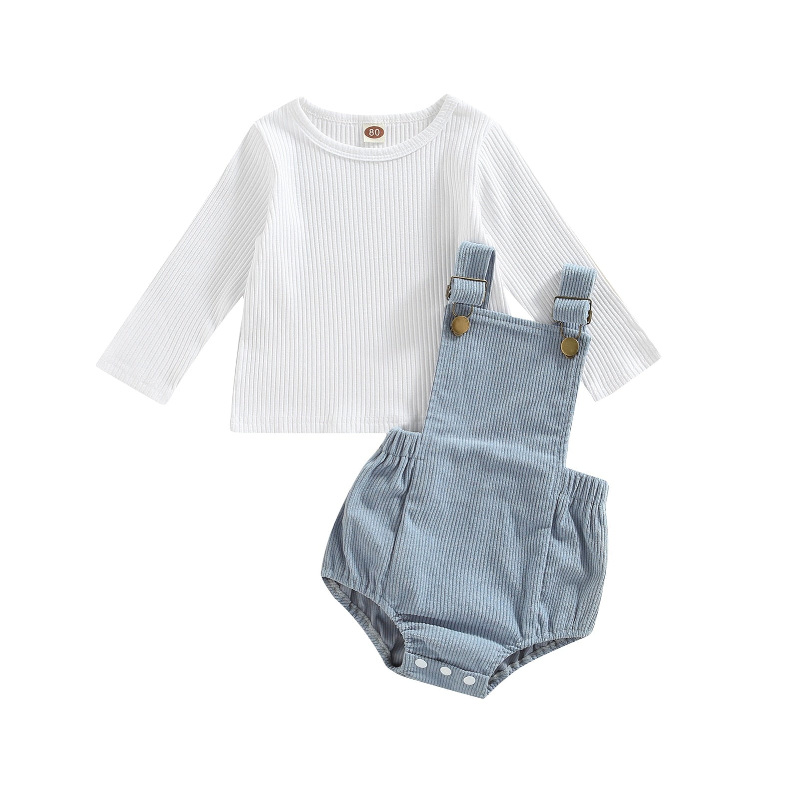 Stylish Baby Overalls for Boys & Girls - Soft Cotton Romper Jumpsuit with Snap Buttons - Perfect for Playtime, Photoshoots & Everyday Wear