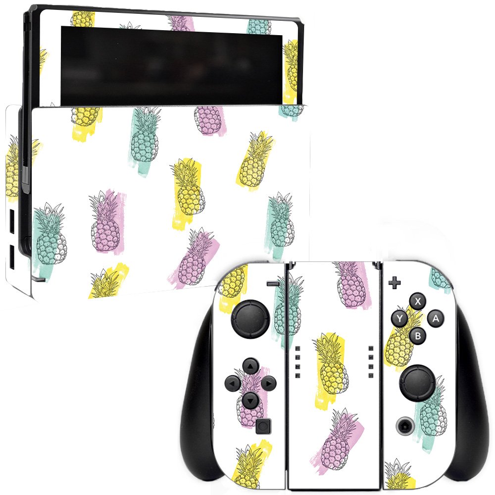 MightySkins Vinyl Decal Wrap Cover for Nintendo Switch - Funky Pineapples Design | Protective & Durable Skin | Easy to Apply & Remove | Made in USA | Perfect for Gaming, Travel & Customization