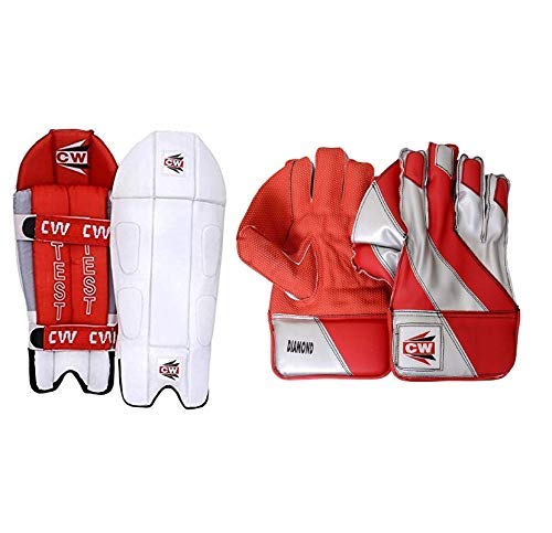 Premium Kashmir Willow Cricket Bat Set - Full Size Cricket Equipment with Batting & Keeping Gear for Men | Practice, Training & Match Play | Ideal for Cricket Enthusiasts & Professional Players