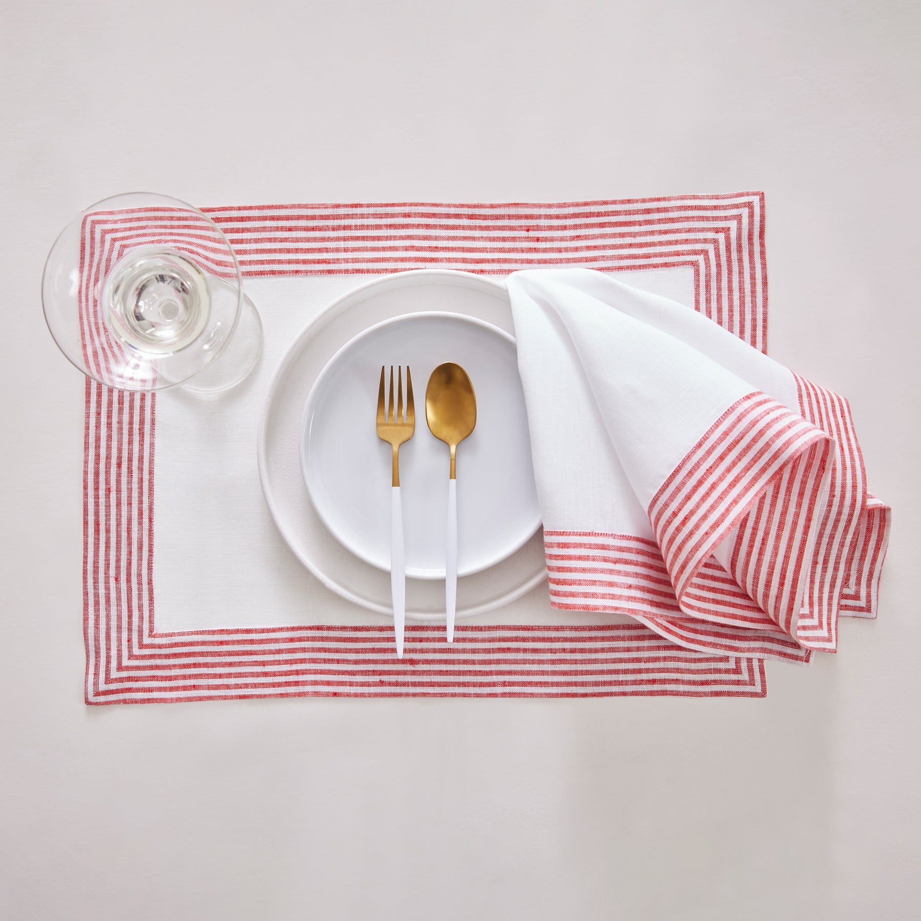 Premium Lucca Napkins - Set of 4 Soft Cotton Dinner Napkins for Formal Dining, Parties & Everyday Use