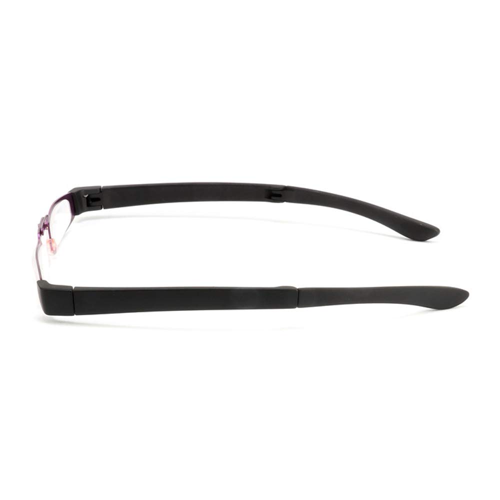 Ultra-Light Mini Portable Folding Metal Frame Reading Glasses for Men & Women - Unisex Readers Glasses QS2080 | Perfect for Travel, Reading, and Everyday Use