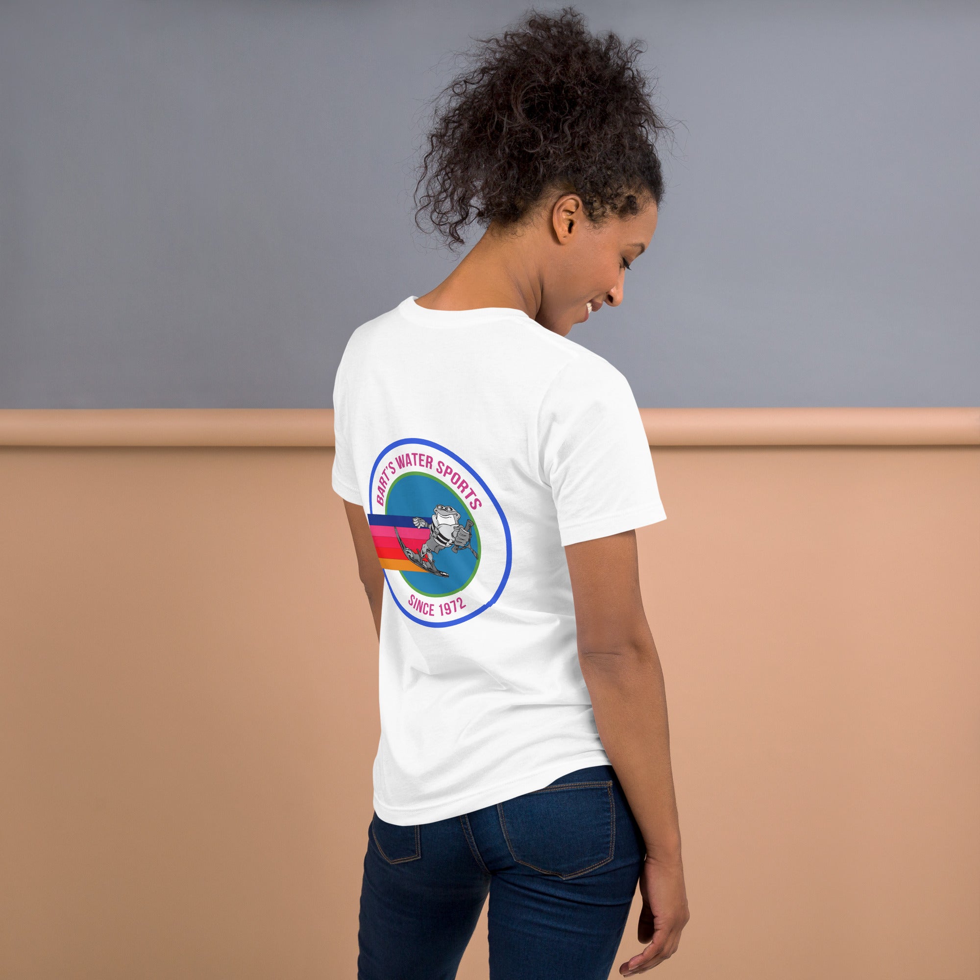 Frog Slalom Ski Unisex T-Shirt - Bart's Water Sports - Perfect for Wakeboarding, Waterskiing & Lake Adventures