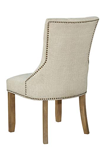 Premium Beige Dining Side Chairs - High-Quality Furniture for Home & Restaurant Use - Perfect for Dining Rooms, Kitchens, and Cafes