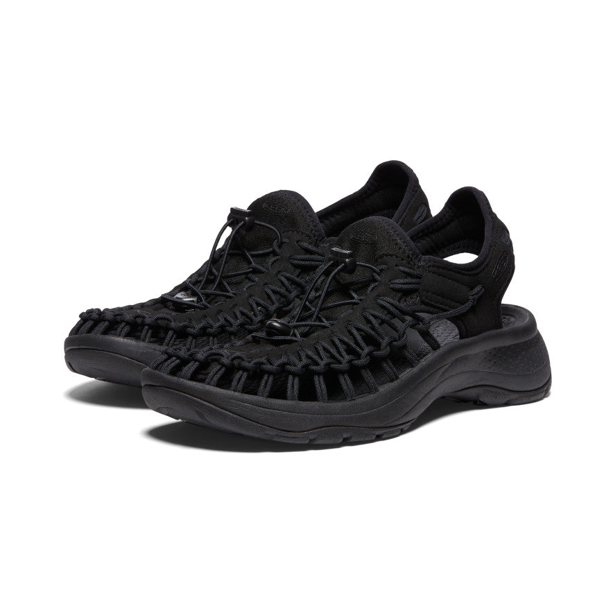 UNEEK Astoria Women's Sandals - Black/Black | Comfortable & Stylish for Outdoor, Travel & Casual Wear