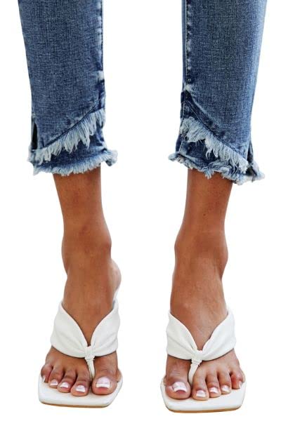 Kancan Women's Mid Rise Ankle Skinny Jeans - KC6204M | Stretch Denim Pants for Casual Wear & Everyday Outfits | Perfect for Work, Date Night and Weekend Style