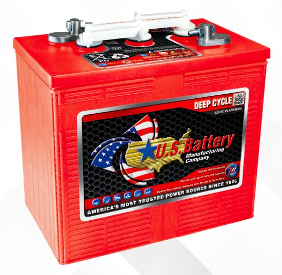 US250HCXC2 Deep Cycle Battery 6V 280Ah - Marine, RV, Solar & Off-Grid Power Storage - High Capacity Flooded Lead Acid Battery for Boats, Campers & Renewable Energy Systems