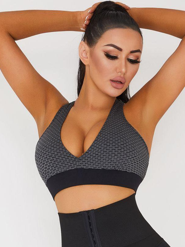 ZASUWA Women's Cross Back Sports Bras - Comfortable Workout Tops for Yoga, Running & Gym - TikTok Trendy Activewear for Women