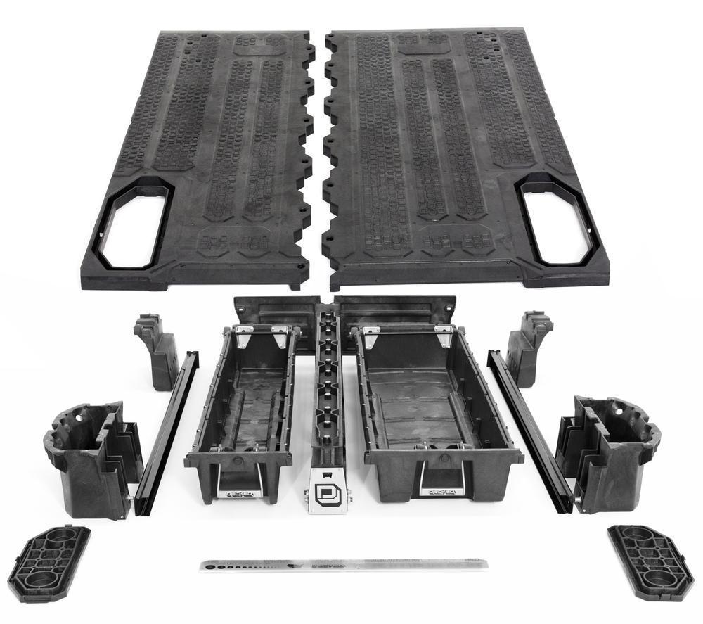 2023 Jeep Gladiator Truck Bed Storage System - Heavy Duty Organizer for Camping Gear & Tools | Perfect for Off-Road Adventures & Work Site Organization