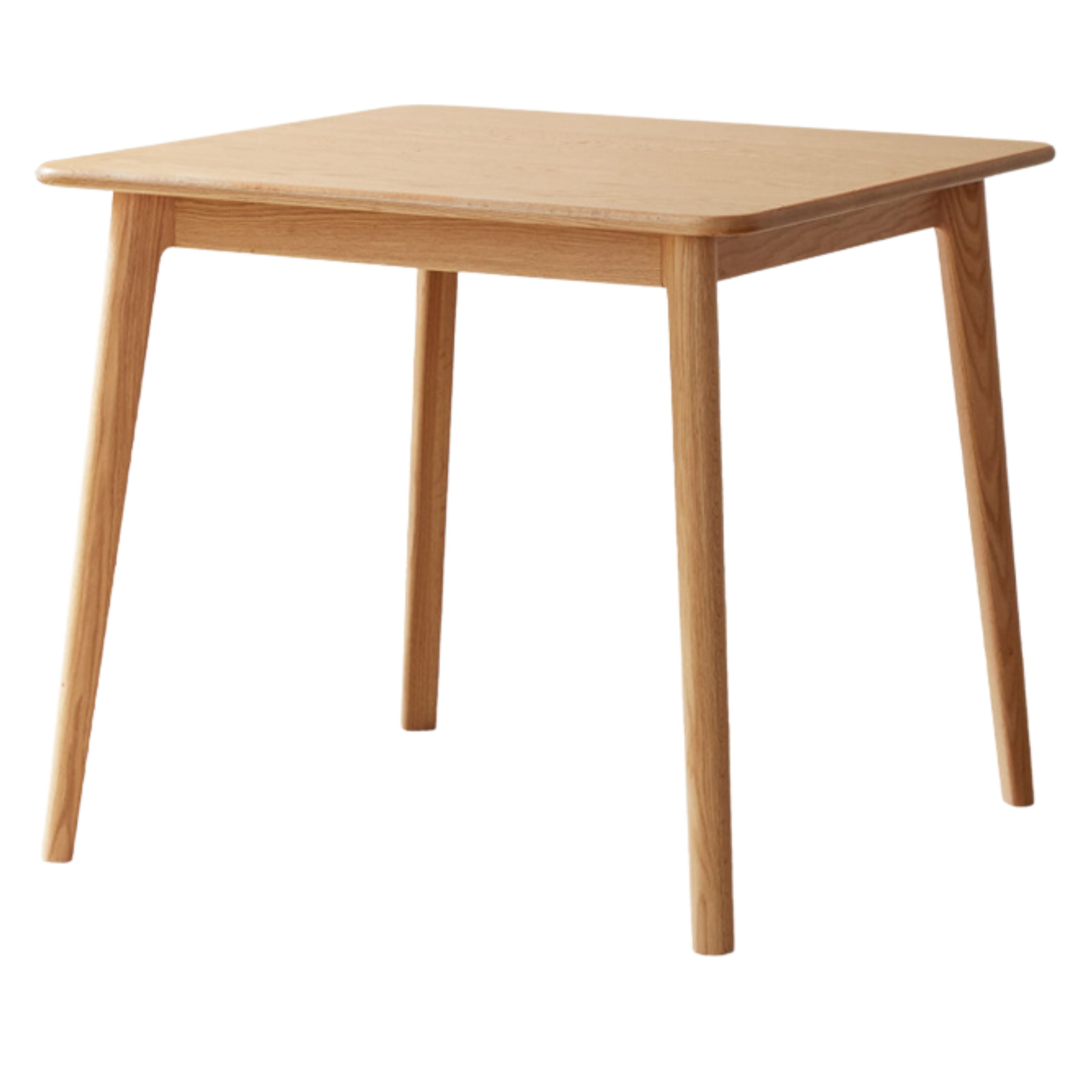 35.4x35.4x29.9 inch / 90x90x76cm / Natural wood Color top White color / rock board dining table