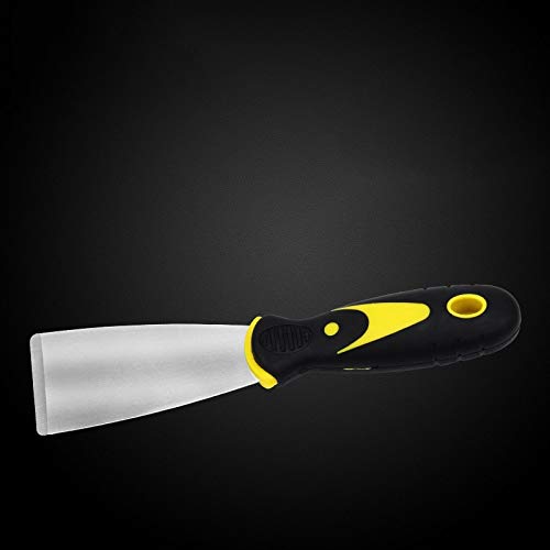 3D Printer Accessories - Stainless Steel Spatula Shovel Removal Tool with Rubber Handle (Color: Black) for Smooth 3D Printing & Model Detaching | Perfect for PLA, ABS Filament Cleanup & Print Bed Maintenance