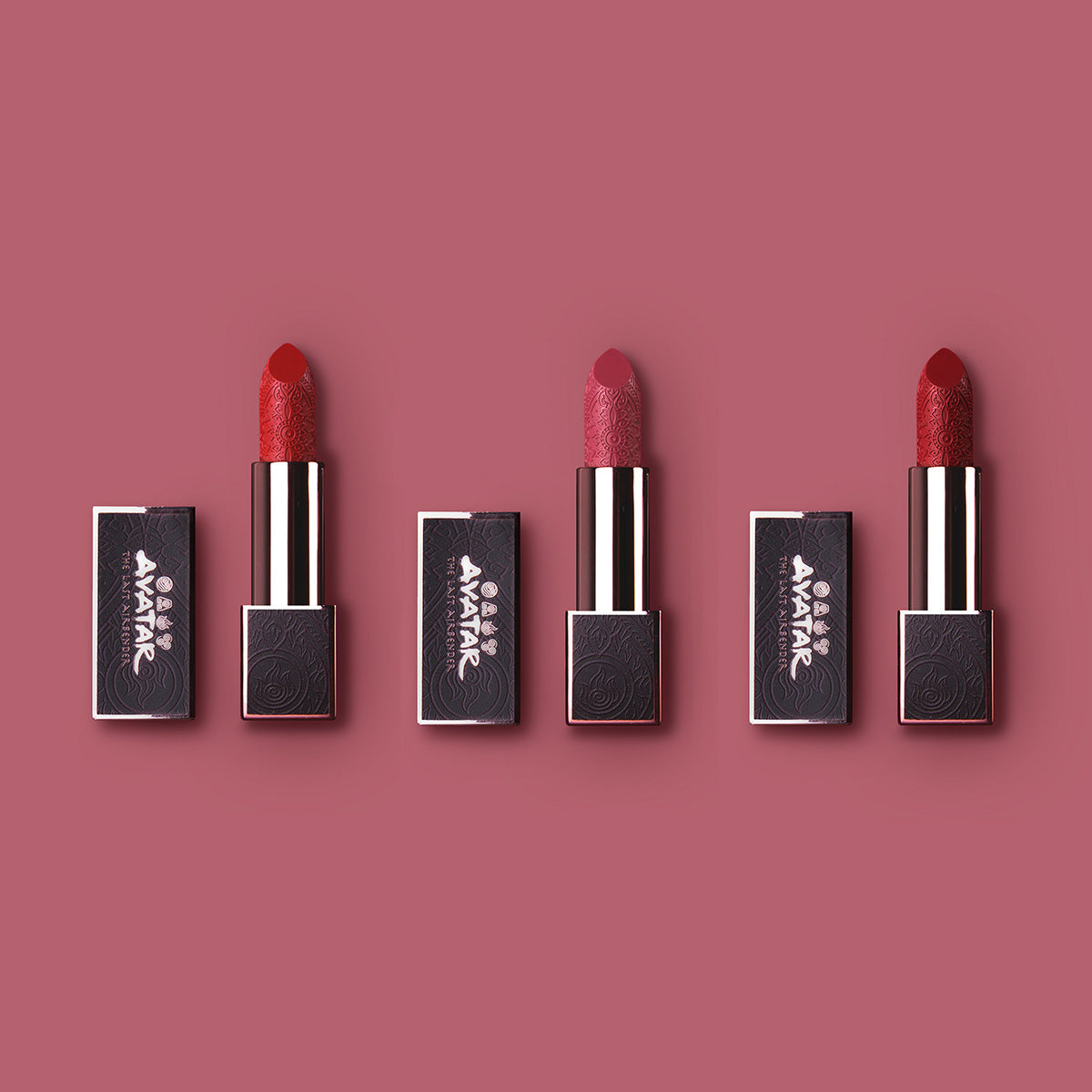 Avatar The Last Airbender Inspired Lipstick - Long Lasting Matte Liquid Lipstick Set (6 Colors) | Perfect for Cosplay, Halloween, and Anime Themed Makeup